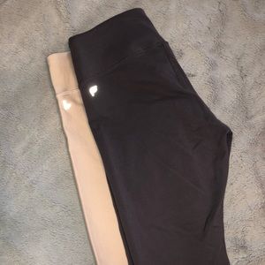 2 fabletics cropped leggings (demi lavato)
